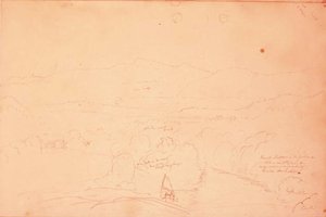 Untitled, Landscape Composion — Thomas Cole, Hudson River School