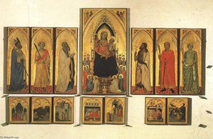 Polyptych Of San Pancrazio — Bernardo Daddi, Italian Gothic Renaissance