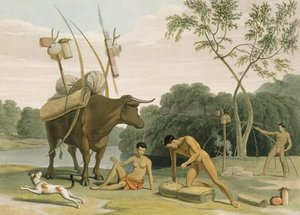 Korah Hottentots Preparing To Remove — Samuel Daniell