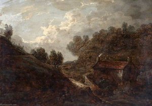 Landscape With A Cottage And A Stream — Benjamin Barker Ii