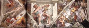 Fresken Über Die Altartafel — Michelangelo Buonarroti, High Renaissance