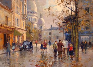 Place Du Tertre — Edouard Cortès