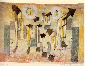 Wall Painting From The Temple Of Longing — Paul Klee, Expressionist Abstraction