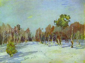 Snowbound Garden — Isaak Ilyich Levitan