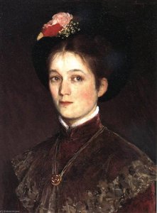 Portrait Of The Artist's Wife — Pal Merse Szinyei