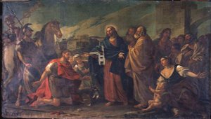 Jesus Guerit Le Fils D'un Officier De Capharnaum — Joseph Marie Vien