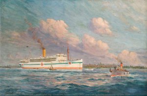 HM Hospital Ship 'Llandovery Castle', Union Castle Line, Sunk by Enemy Submarines, 27 June 1918