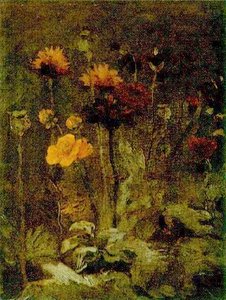 Still Life With Scabiosa And Ranunculus — Vincent Willem Van Gogh