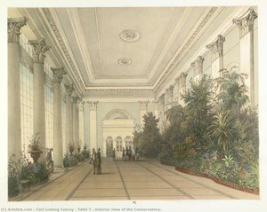 Tafel 7. [interior View Of The Conservatory] — Carl Ludwig Czerny