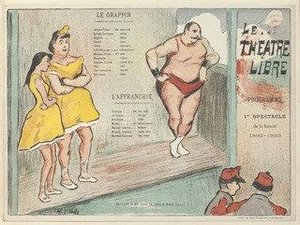 Program for The Grapnel (Le Grappin) and The Emancipated (L'Affranchie) from The Beraldi Album of Theatre Programs