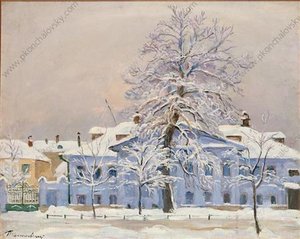 The Tree In Frost — Pyotr Konchalovsky