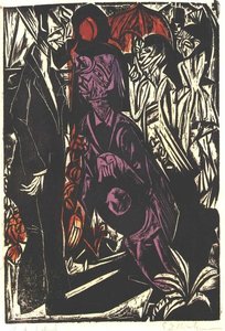 The Selling Of The Shadow — Ernst Ludwig Kirchner, Expressionism
