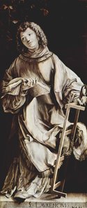 Heller Altarpiece (detail) — Matthias Grünewald