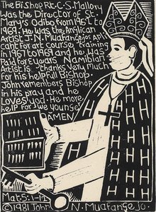 The Bishop Rt. C.s. Mallory — John Muafangejo