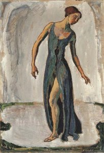 Strideing Woman, Turning — Ferdinand Hodler