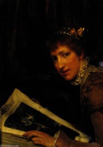 Interrupted - A Type Of Feminine Beauty — Lourens Alma Tadema