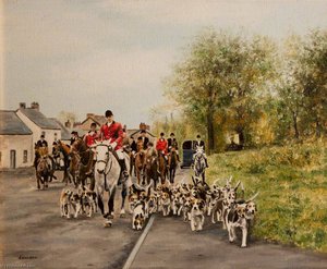 Hunt Passing Through A Village — John Andrew Lawson