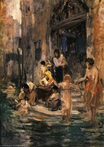 Venetian Bathers — Frank Duveneck