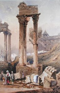 Temple Of Vespasian — Samuel Prout