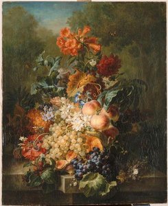 Fleurs Et Fruits — Moïse Jacobber, Realism