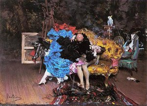 The Model And The Mannequin — Giovanni Boldini
