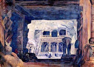 In The Kylas, Ellora, India, March 1878 — Marianne North