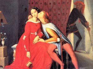 Paolo And Francesca — Jean-auguste-dominique Ingres, Romanticism