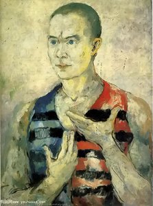 Porträt Eines Jünglings — Kasimir Sewerinowitsch Malewitsch