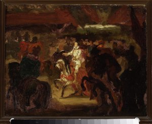 Entry Of Henry Of Valois To Kraków, Sketch — Henryk Rodakowski