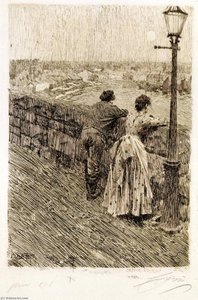 Fishermen At Saint Ives — Anders Leonard Zorn