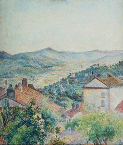 Rue Jean Aicard, Bormes — Lucien Pissarro