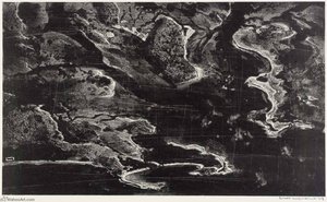 Aerial Seascape — Louis Lozowick