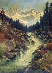 Sir Donald Peak And Selkirk Glacier, Canada — Thomas Hill