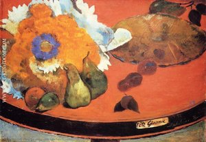 Still Life Fete Gloanec — Eugène Henri Paul Gauguin, Post-impressionismus