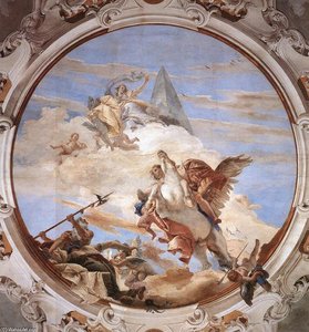 Belerofonte Sobre Pegaso — Giambattista Tiepolo