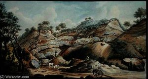 Part of the Cone of the Mountain of Somma, plate 15 from 'Campi Phlegrai