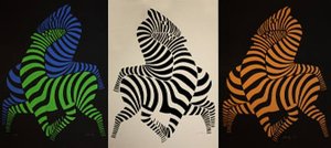 Tsikos – Zebras — Victor Vasarely