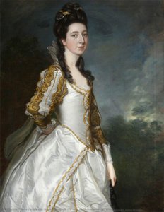 Susanna Trevelyan (b.1737 ), Mrs John Hudson (altered By A Studio Assistant Of Joshua Reynolds) — Thomas Gainsborough, Baroque