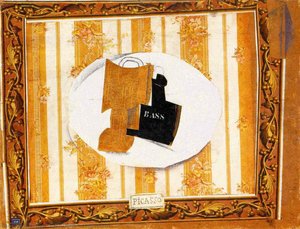 Glass And Bottle Of Bass — Pablo Picasso