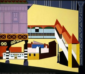 Sixth Avenue L (mural, Williamsburg Housing Project, New York) — Francis Criss, Modernism