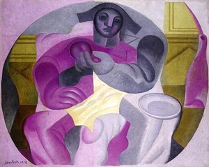 Seated Harlequin — Juan Gris