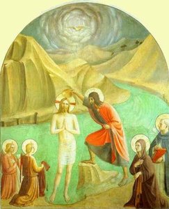 Baptism Of Christ — Fra Angelico, Early Renaissance