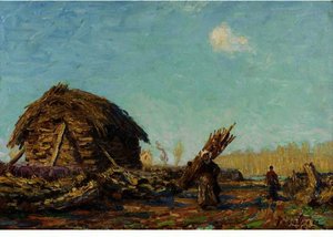Ramasseurs De Fagots À Moret — Francis Picabia