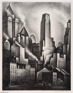 Financial District — Howard Cook