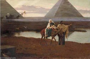 The Flight Into Egypt — Frederick Goodall, Contemporary Realism