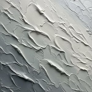 Monolithic Shadows: A Sculptural Study Of Rhythmic Grayscale Impasto And Eternal Motion — David Moreau