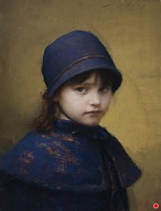 Skylar In Blue — Jeremy Lipking