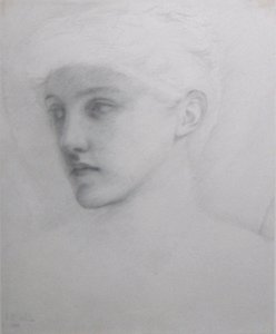 Angel For The Tapestry Achievement Of Sir Galahad — Edward Coley Burne-jones