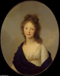 Portrait Of Queen Luise Of Prussia — Johann Friedrich August Tischbein, Rococo Neoclassicism