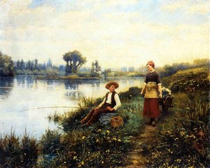 A Passing Conversation — Daniel Ridgway Knight